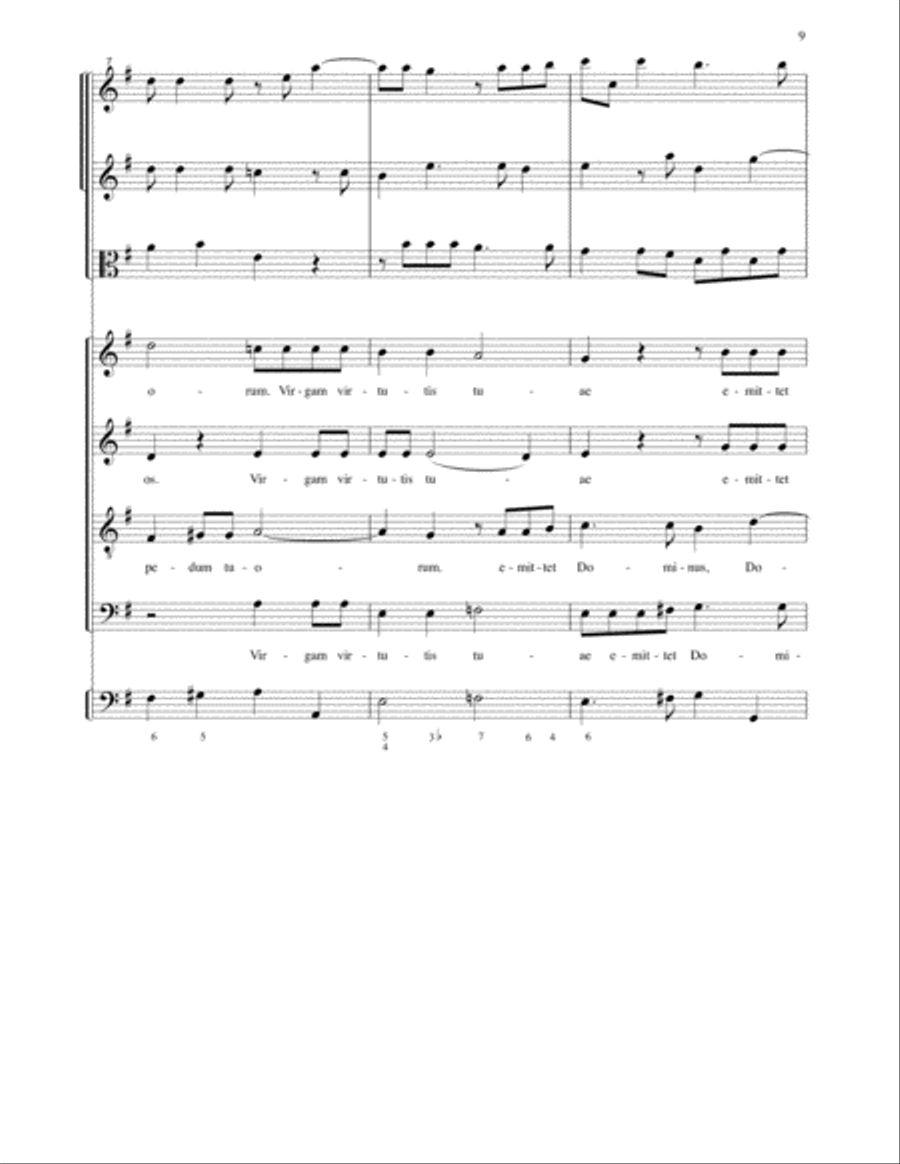 Two Puccini Psalms-Instrumental parts 4-Part scores gallery preview page 6