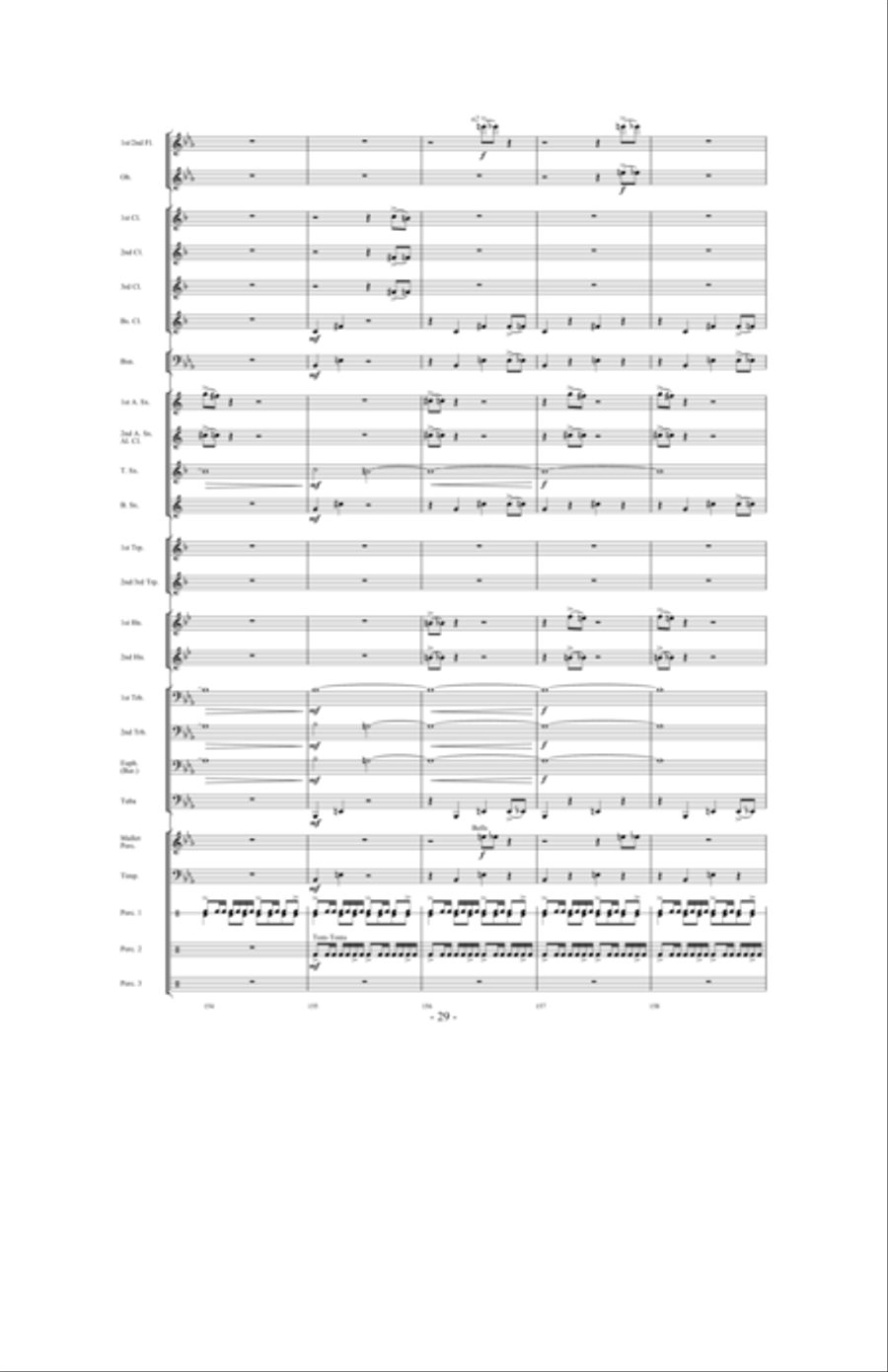 Valley of the Kings Valley of the Kings Concert Band scores gallery preview page 28