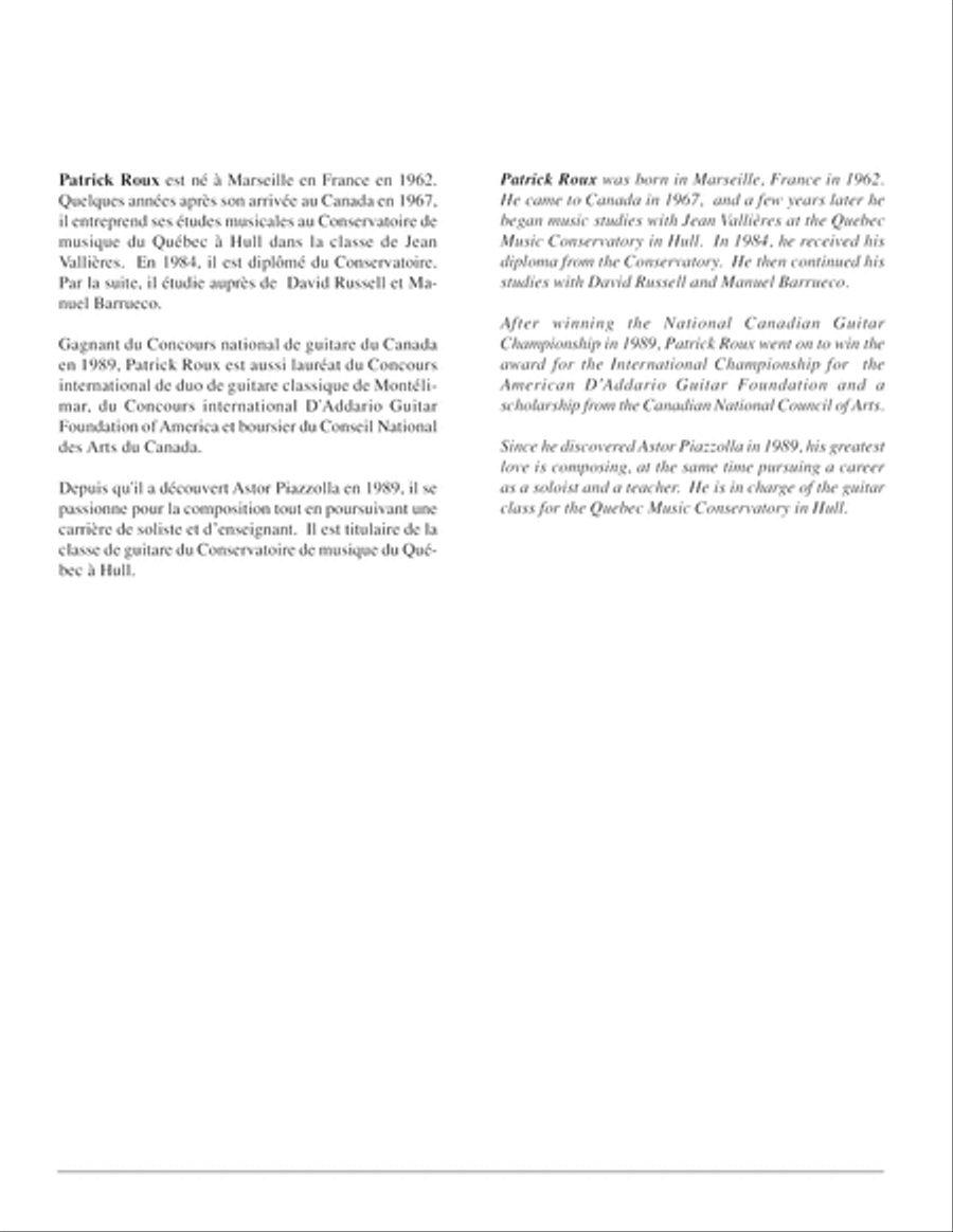 Carnaval Guitar Ensemble scores gallery preview page 2