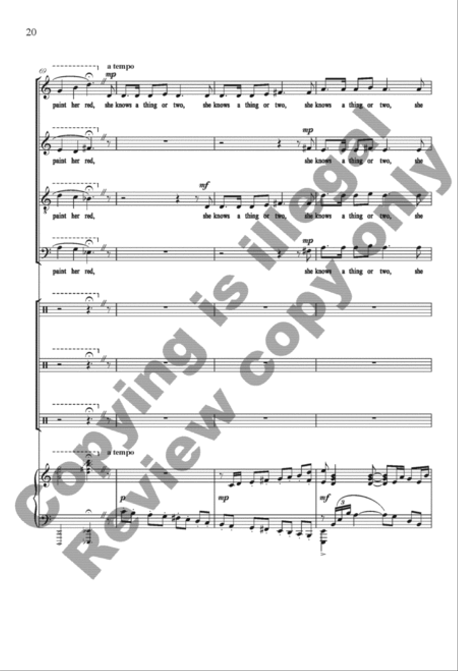 The Settling Years 4-Part scores gallery preview page 20