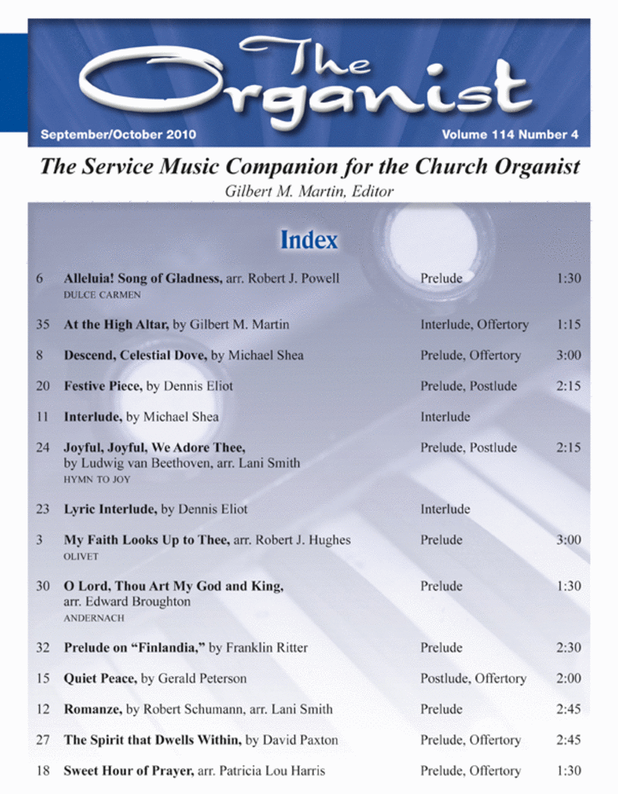The Organist Sept/Oct 2010 - Magazine Issue