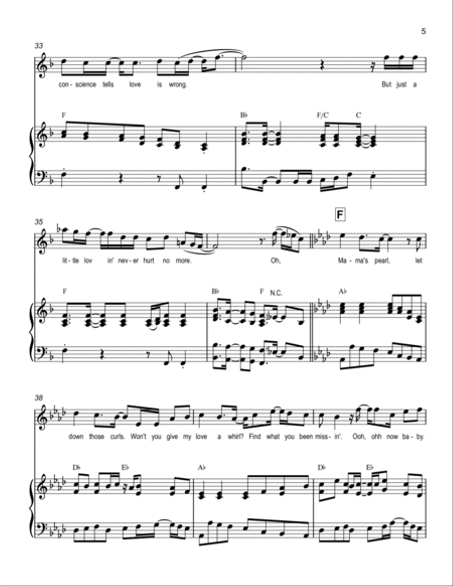 Mama's Pearl Mama's Pearl Voice scores gallery preview page 5