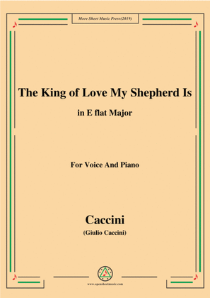 Book cover for Shelley-The King of Love My Shepherd Is,in E flat Major,for Chours&Pno
