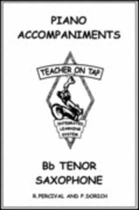 Teacher On Tap B Flat Tenor Sax Pno Acc Bk