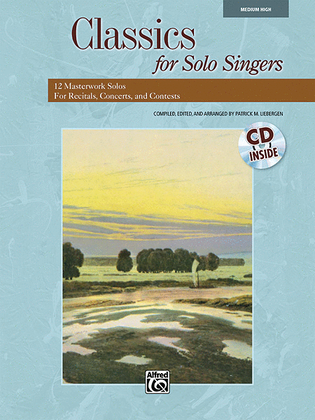 Book cover for Classics for Solo Singers