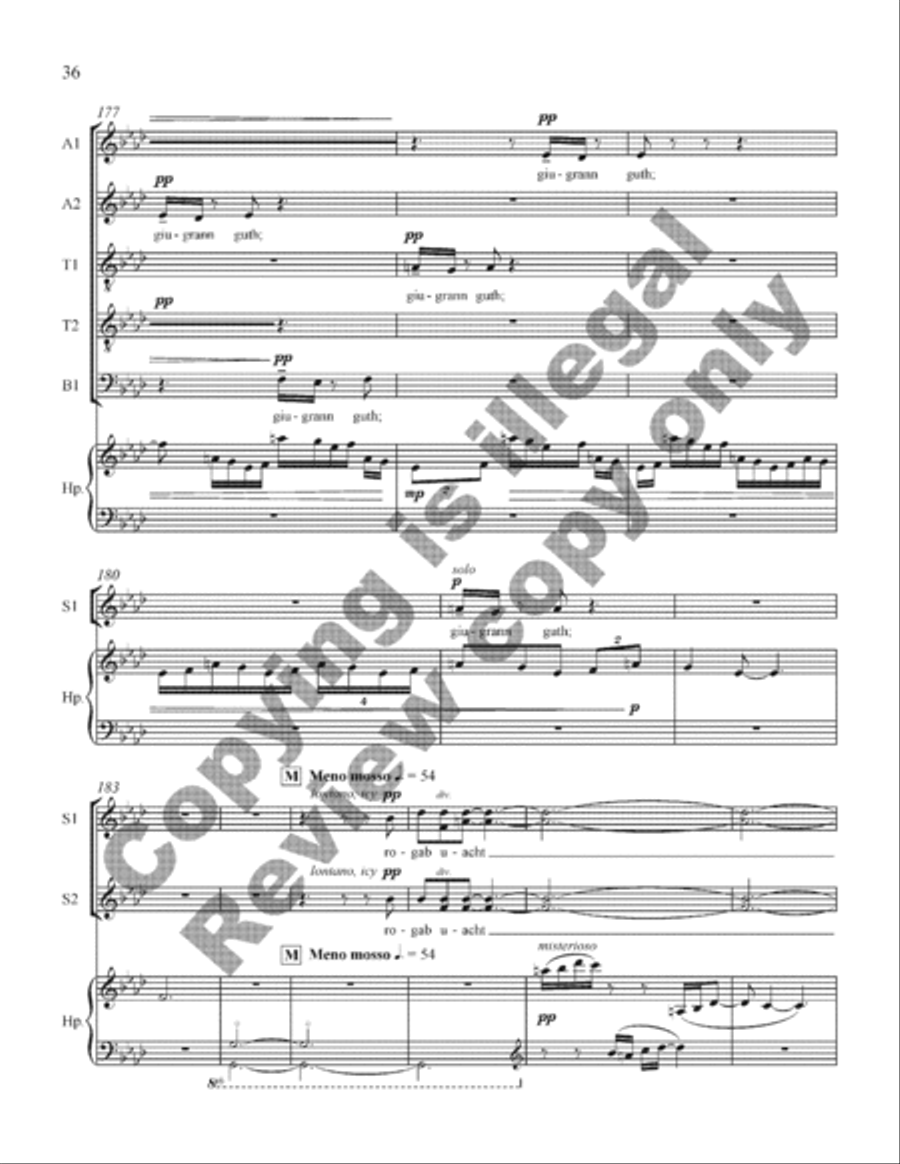Scel lem duib SSAATTBB scores gallery preview page 36