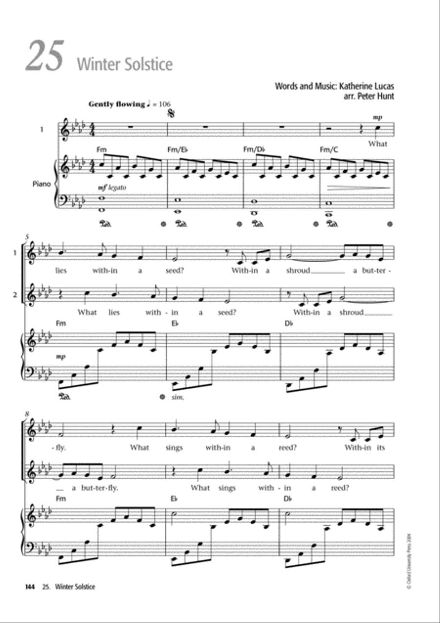 Voiceworks at Christmas Unison Choir scores gallery preview page 29