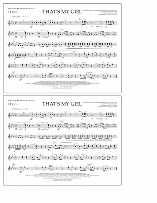 That's My Girl - F Horn