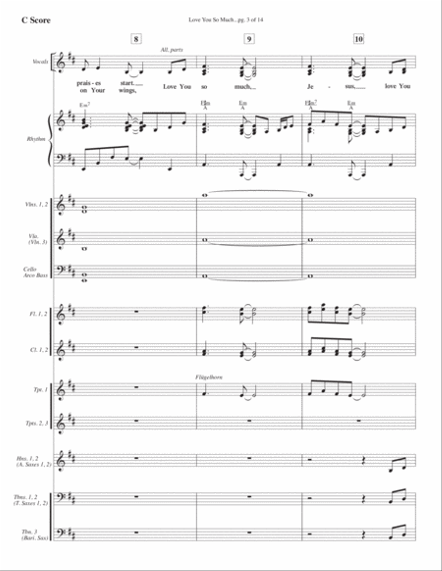 Love You So Much Voice scores gallery preview page 3