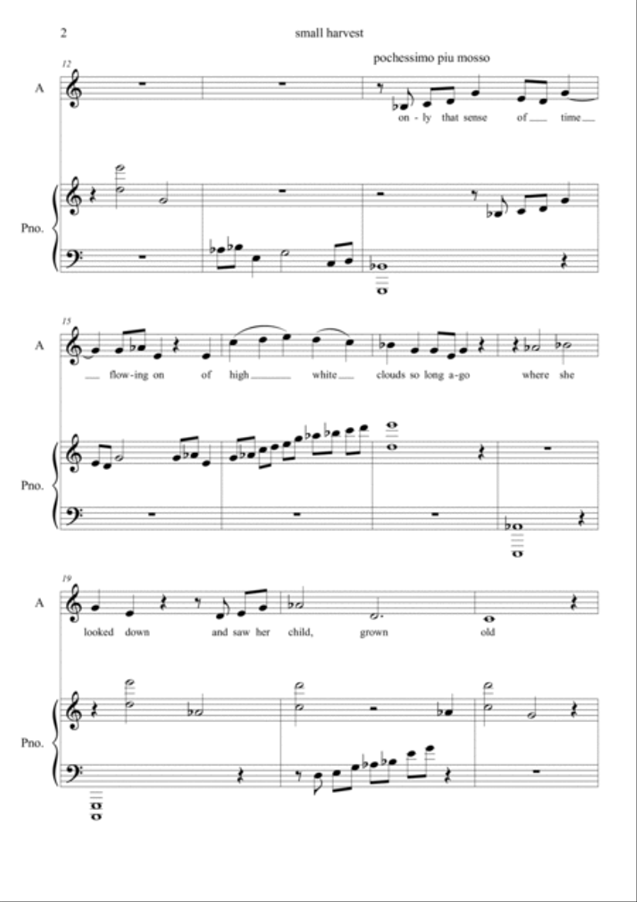 Small Harvest Small Harvest Voice scores gallery preview page 2