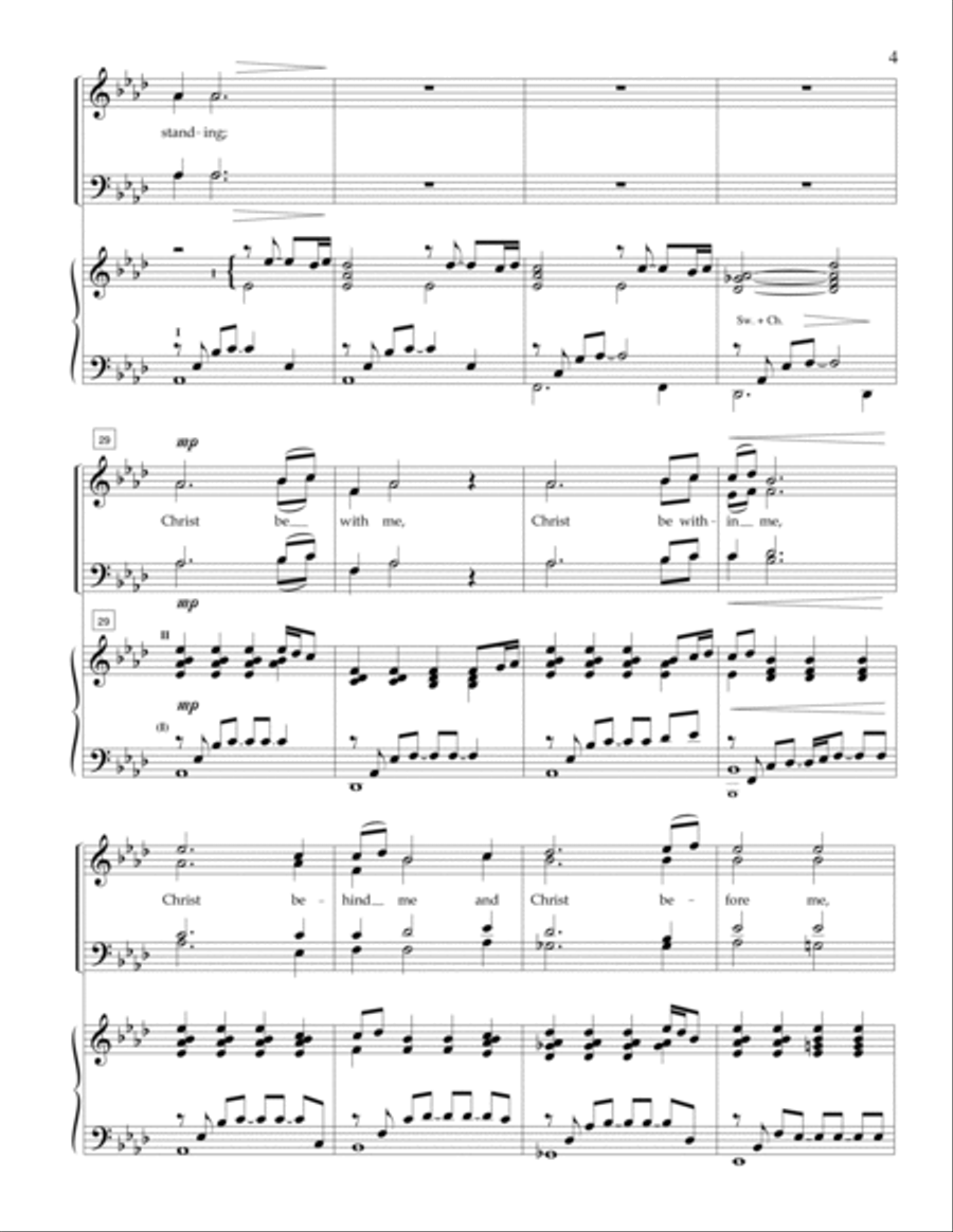 A Celtic Prayer 4-Part scores gallery preview page 5