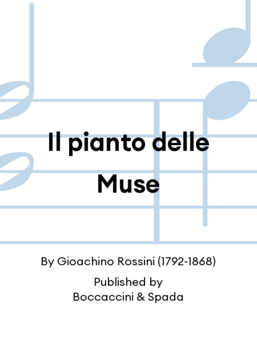 Il pianto delle Muse