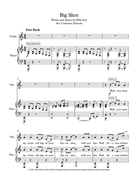 Big Shot Sheet music for Piano (Solo)