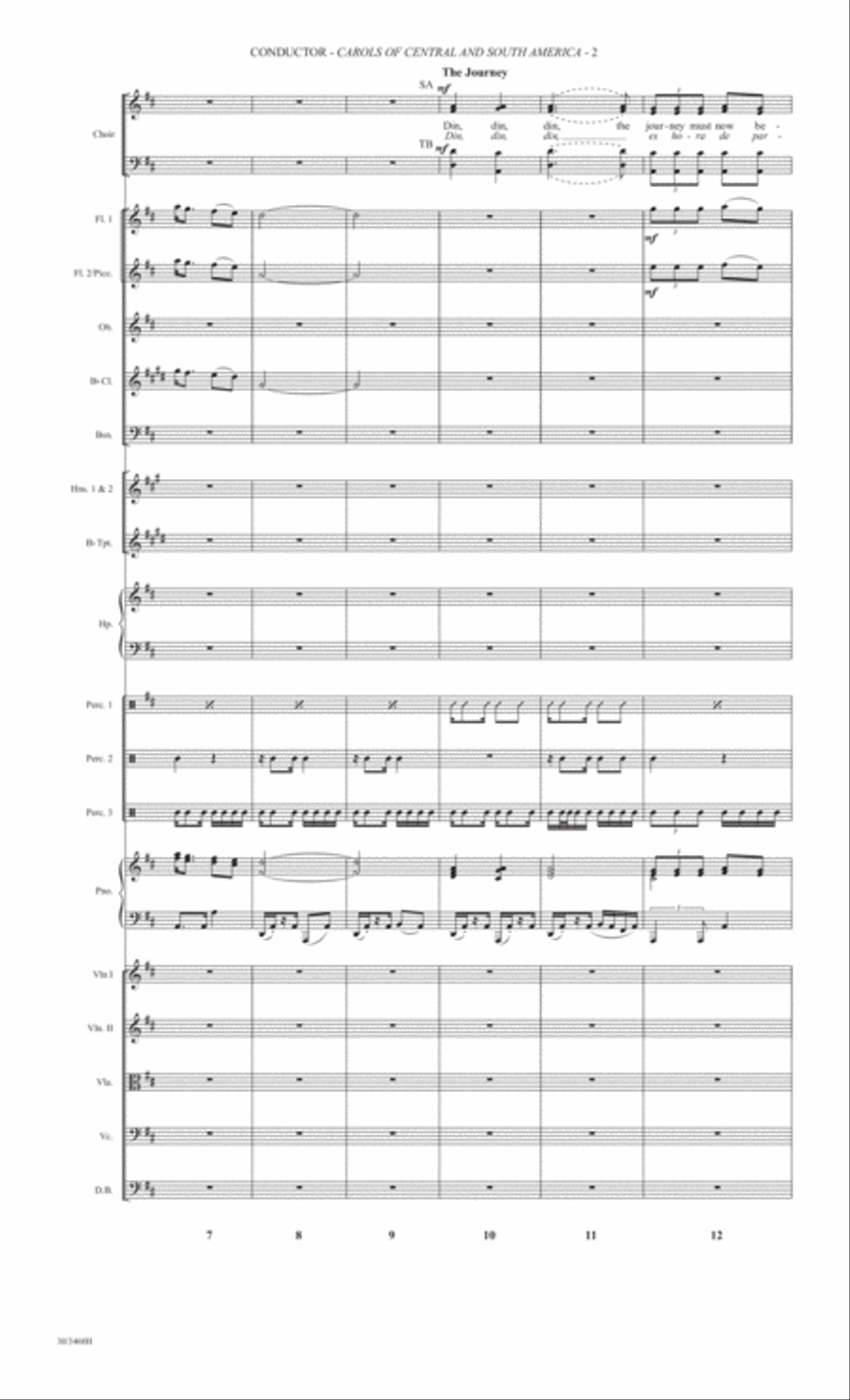 International Carol Suites: Carols of the Americas - Orchestra Score Full Orchestra scores gallery preview page 4