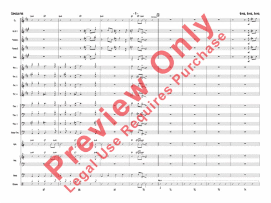 Sing, Sing, Sing Jazz Ensemble scores gallery preview page 12
