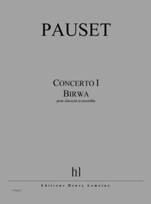 Book cover for Concerto I - Birwa