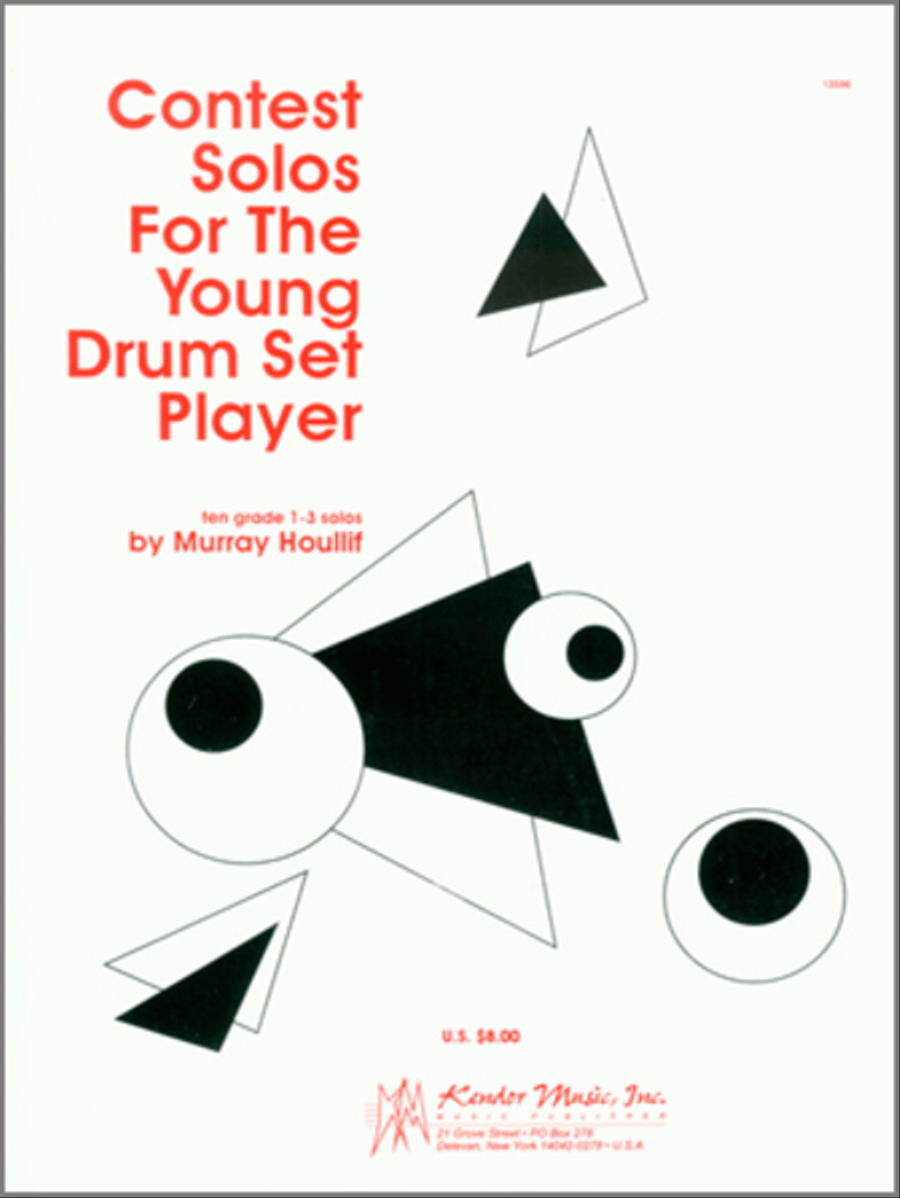 Contest Solos For The Young Drum Set Player by Murray Houllif Drum Set - Sheet Music