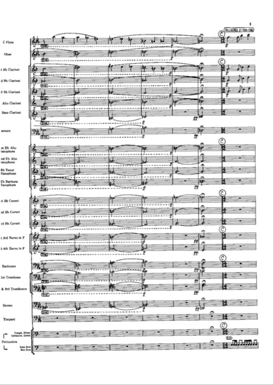 Short Prelude With Perspectives Concert Band scores gallery preview page 5