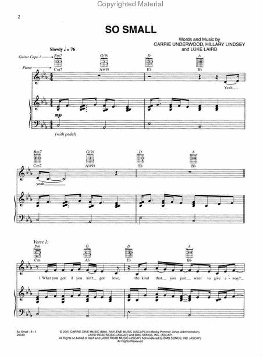 So Small Small Ensemble scores gallery preview page 2