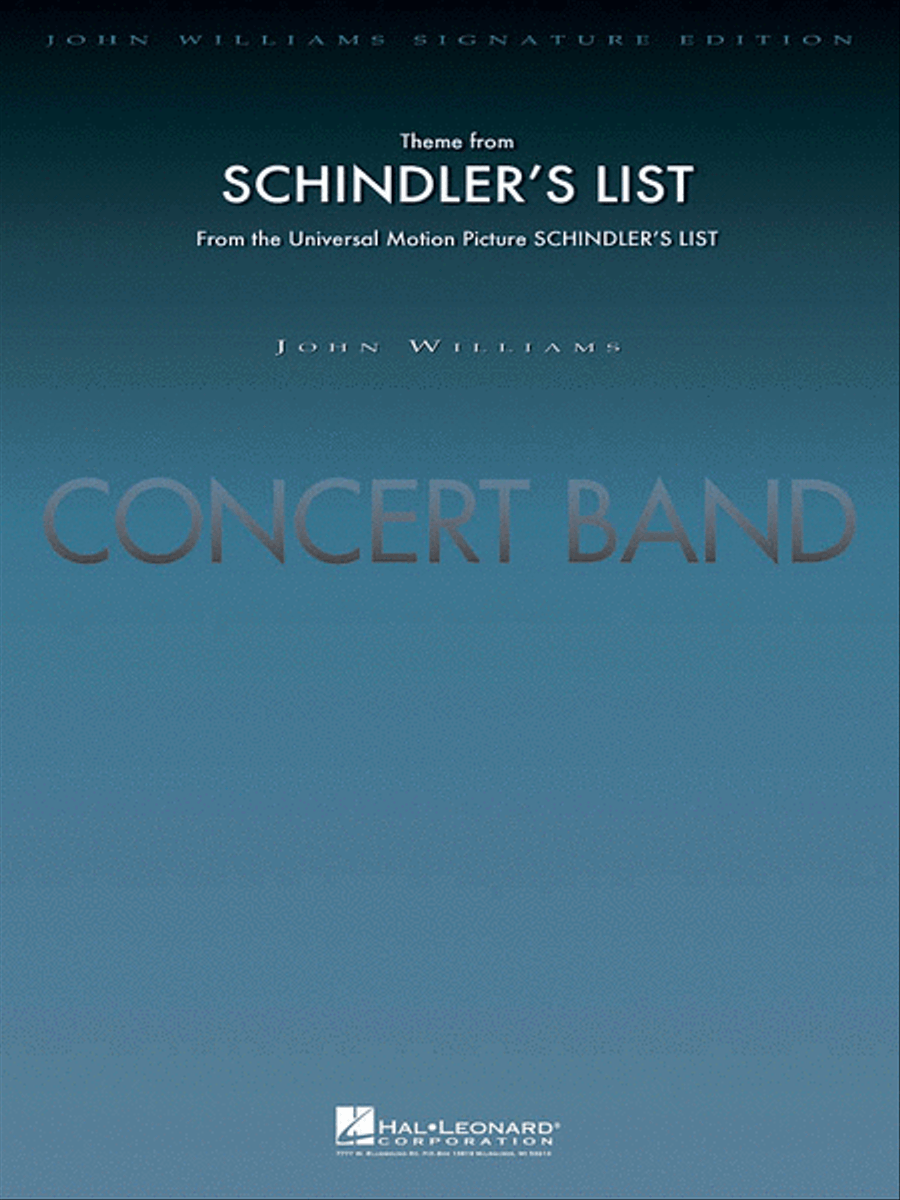 Theme from Schindler's List Concert Band scores gallery preview page 1
