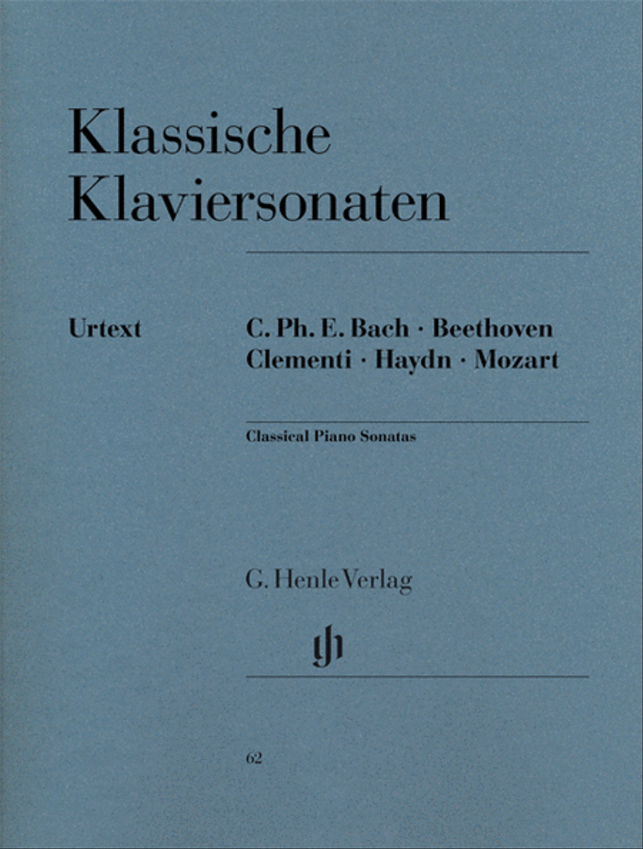 Classical Piano Sonatas Piano Solo scores gallery preview page 1
