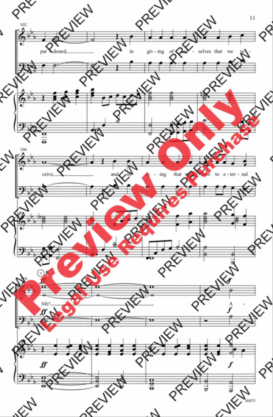 Make Me a Channel of Your Peace 2-Part scores gallery preview page 11