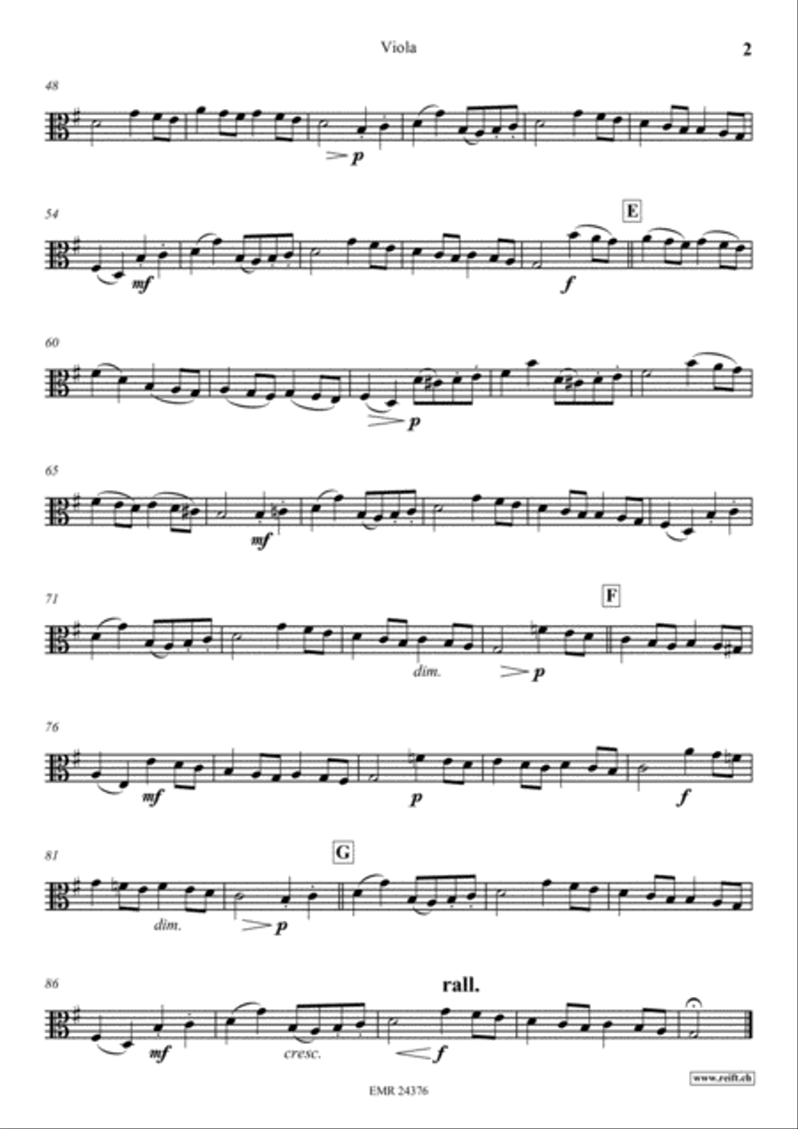 Gavotte in G Major Gavotte in G Major Viola scores gallery preview page 3