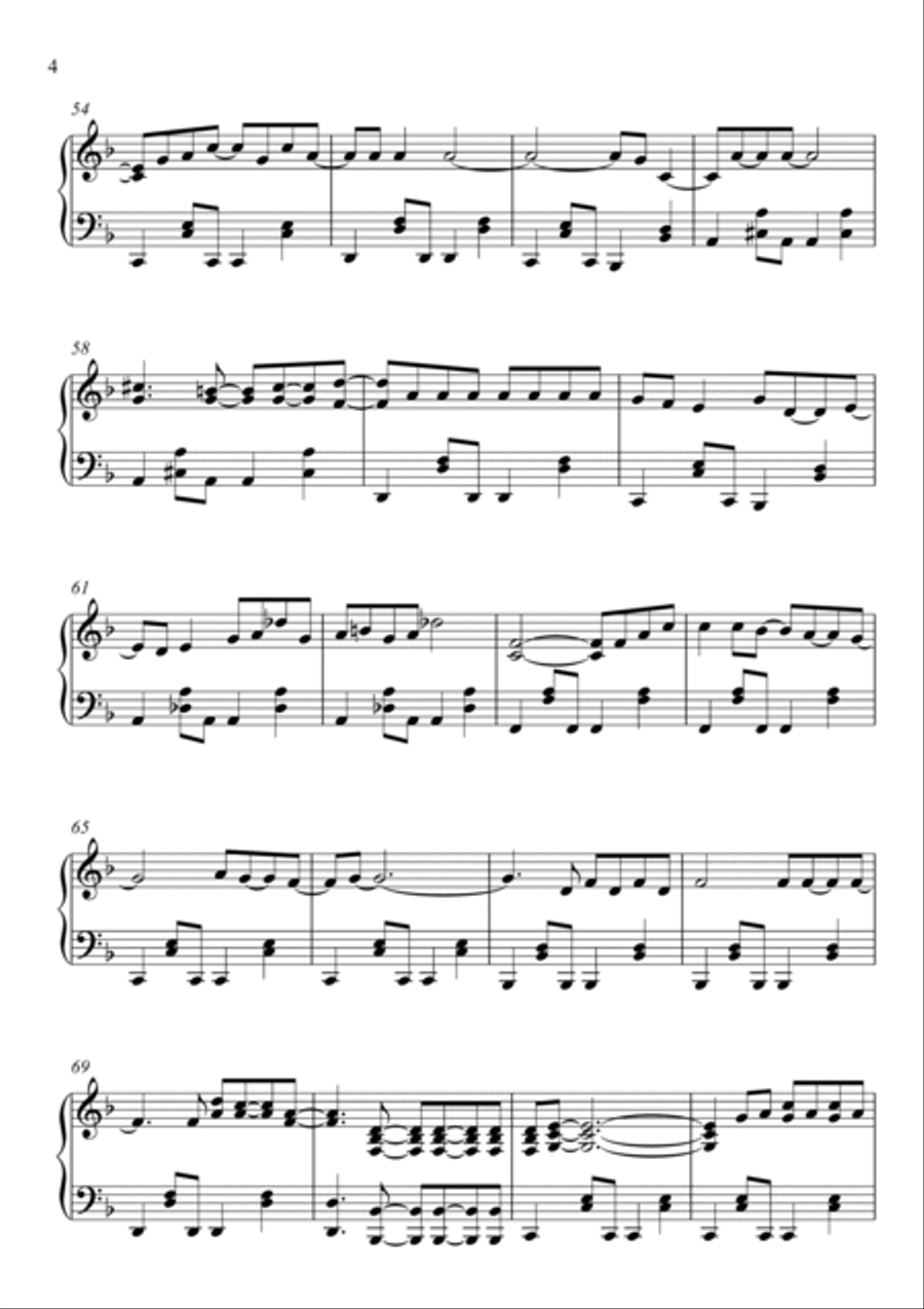 Sultans Of Swing Piano Solo scores gallery preview page 4