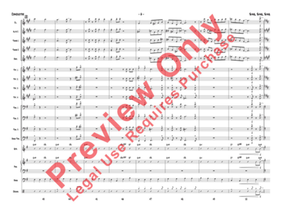 Sing, Sing, Sing Sing, Sing, Sing Jazz Ensemble scores gallery preview page 37