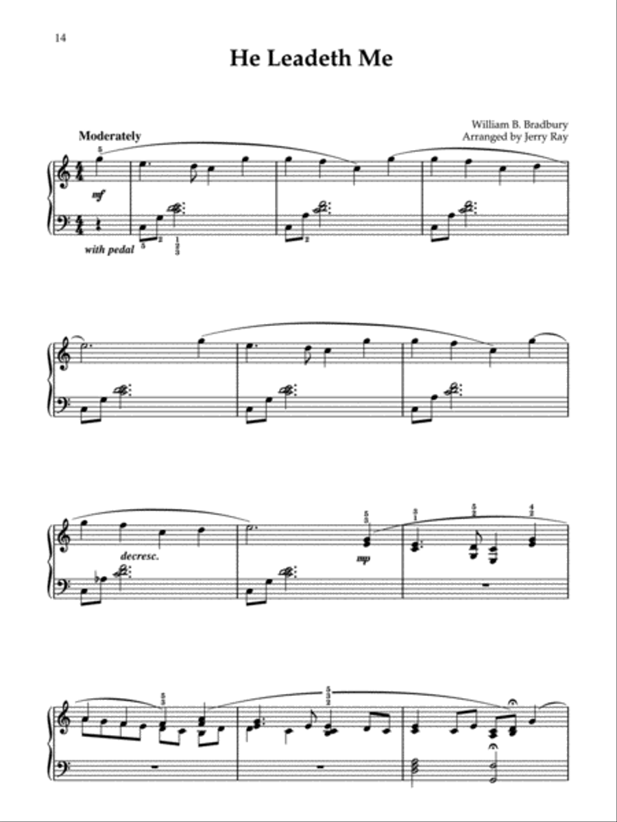 Simply Hymns Piano Solo scores gallery preview page 4