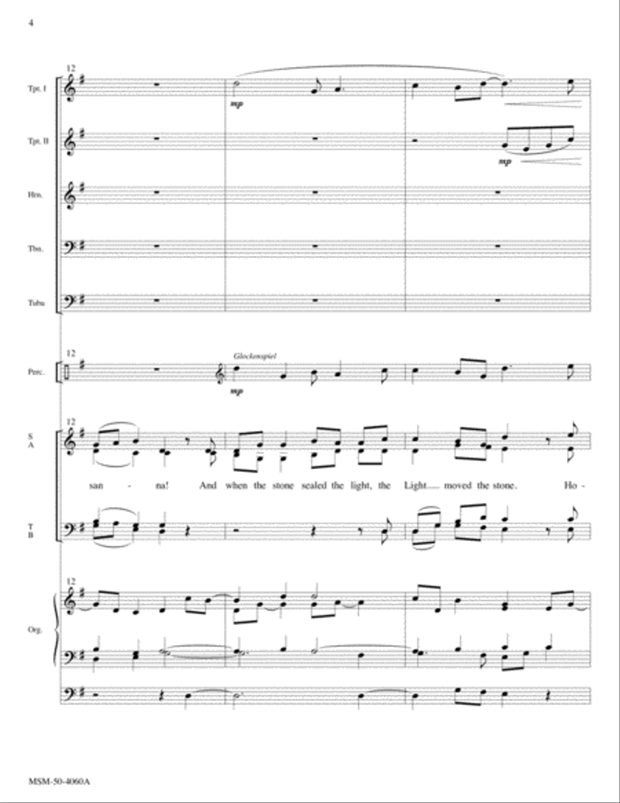 Resurrection Day Choir scores gallery preview page 4
