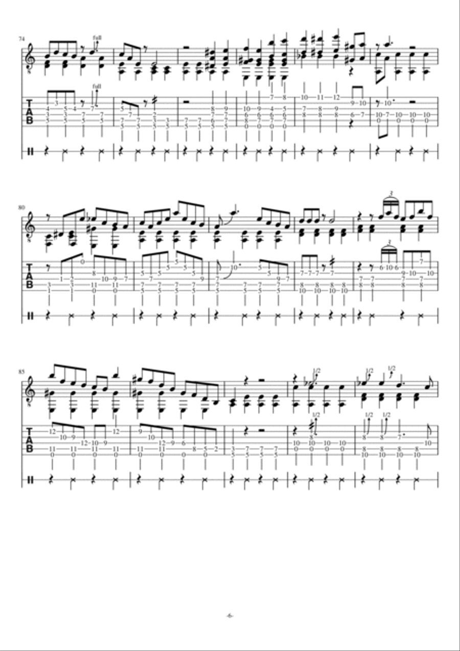 Minor Swing Minor Swing Acoustic Guitar scores gallery preview page 6