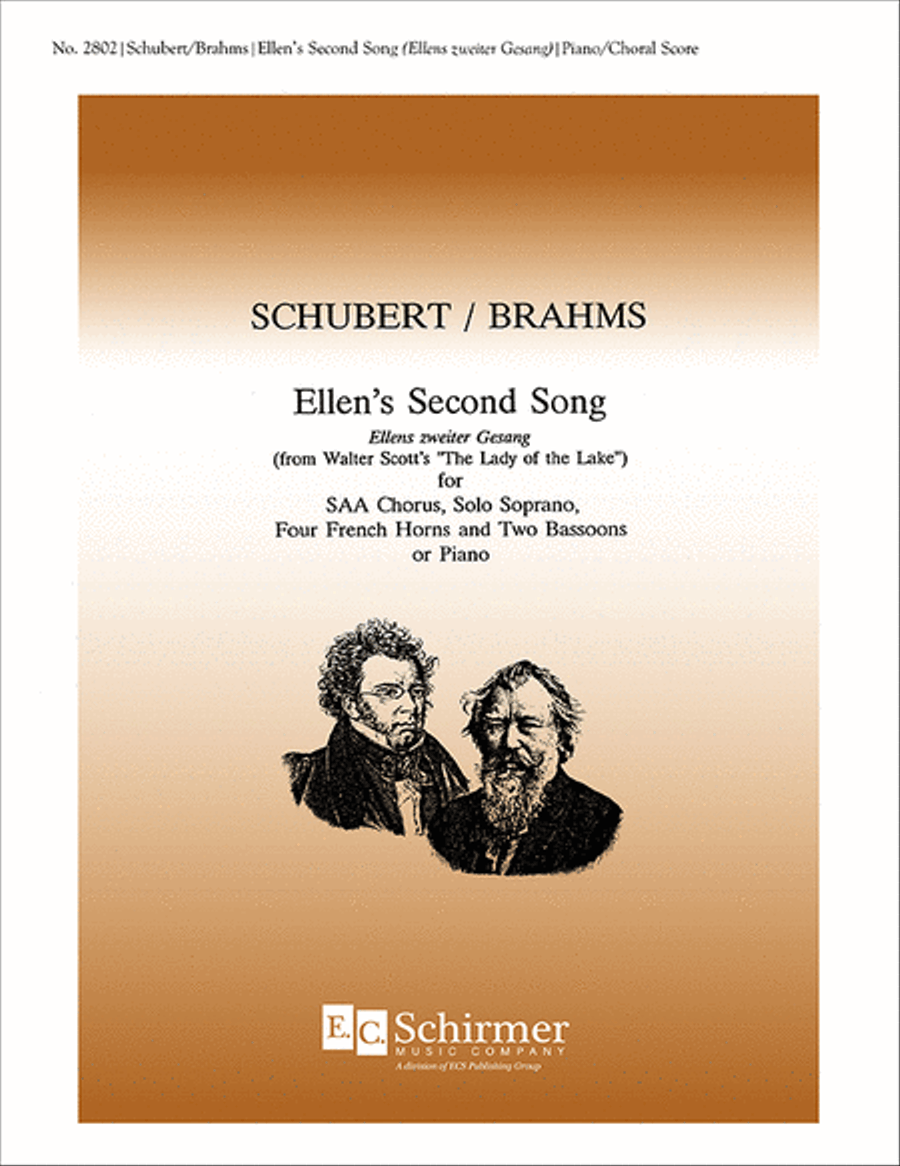 Ellen's Second Song (Ellens zweiter Gesang) SSA scores gallery preview page 1