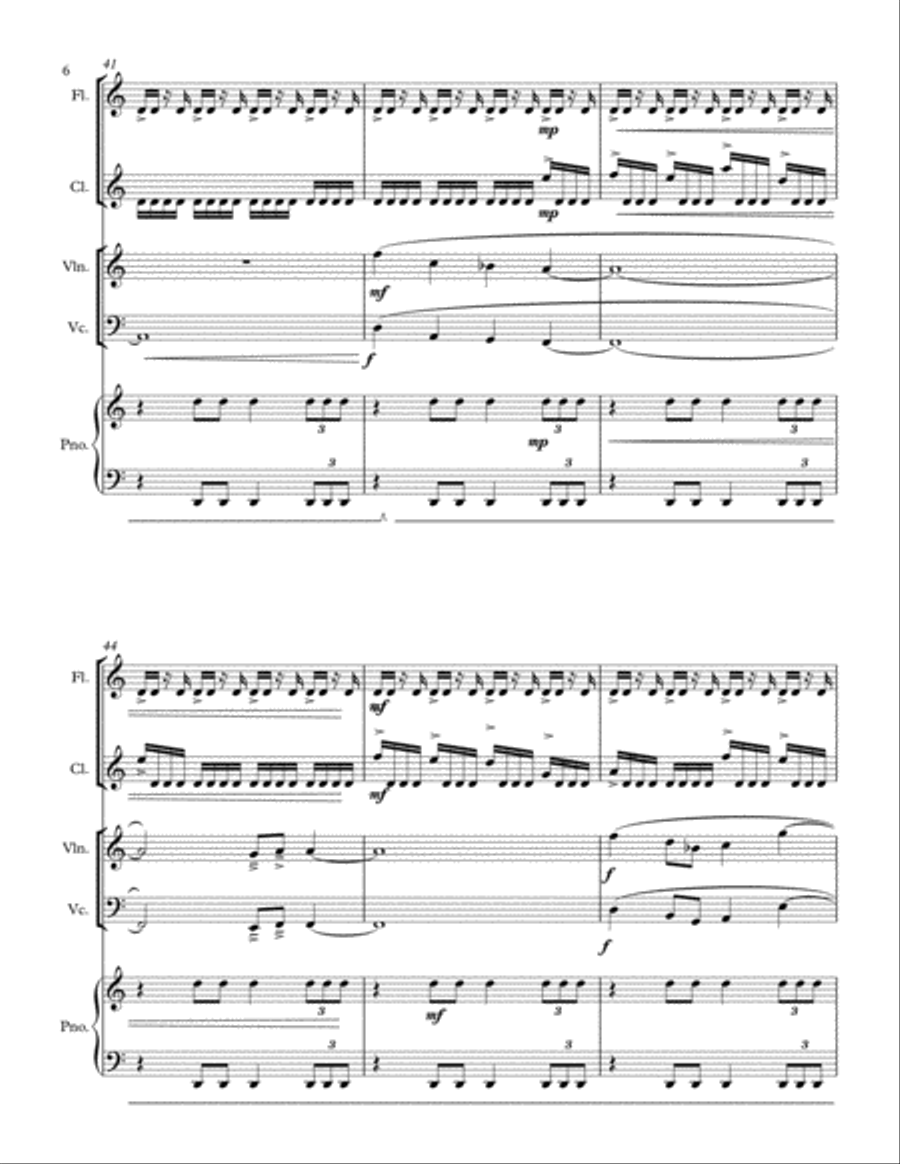 For Beauty's Sake Small Ensemble scores gallery preview page 6