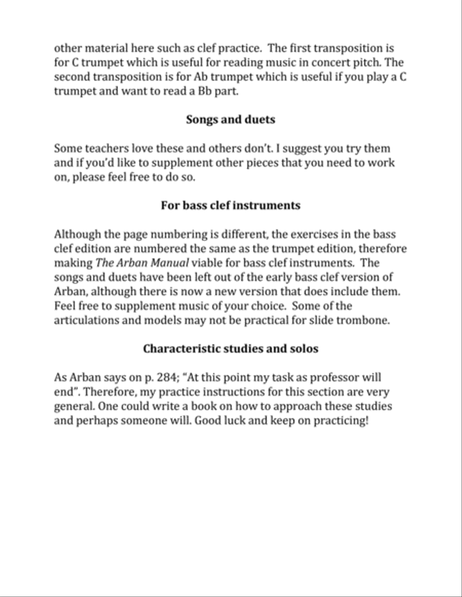 The Arban Manual - Hooten Edition Brass Ensemble scores gallery preview page 6