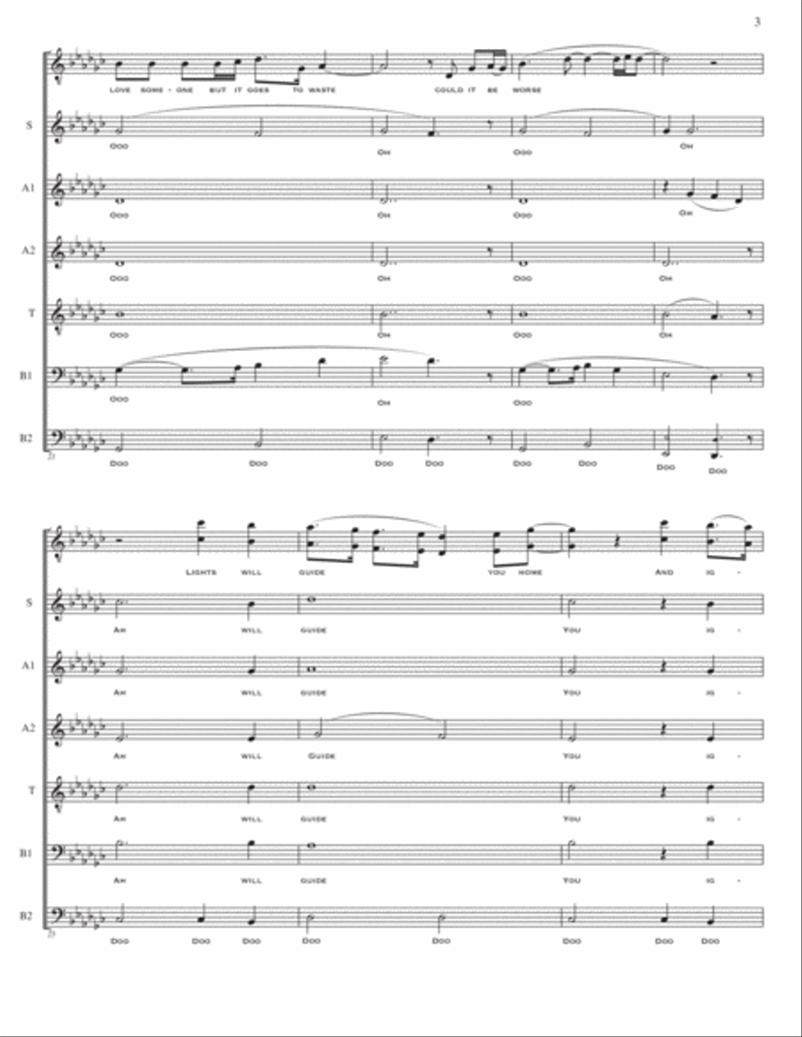 Fix You 4-Part scores gallery preview page 4