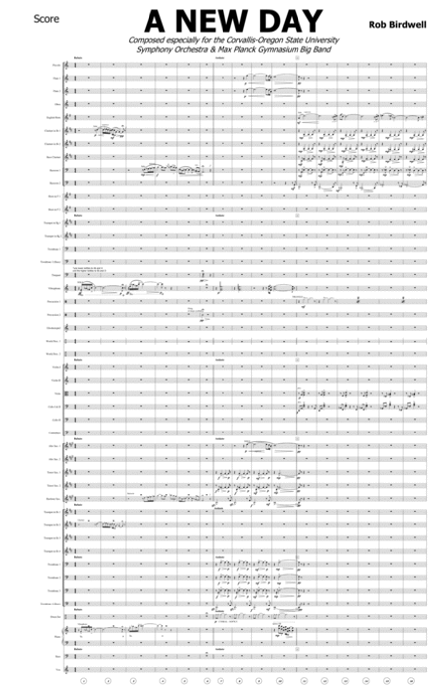 A New Day A New Day Jazz Ensemble scores gallery preview page 2