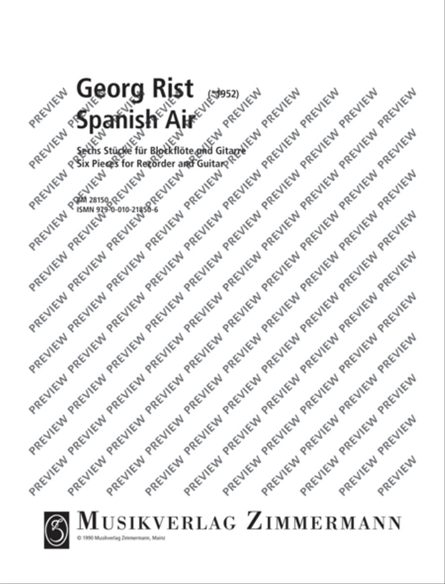 Spanish Air Recorder scores gallery preview page 2