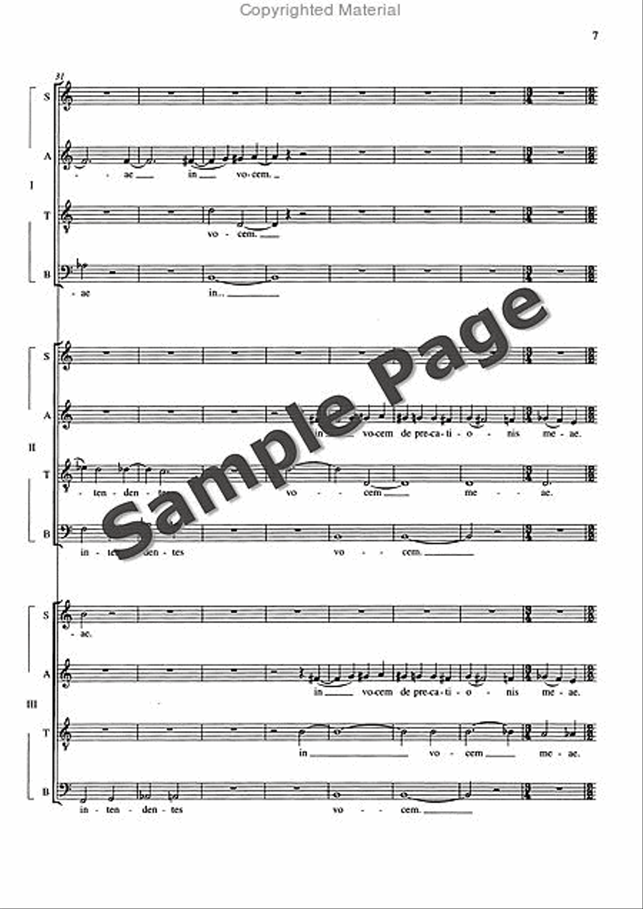 De Profundis 4-Part scores gallery preview page 8