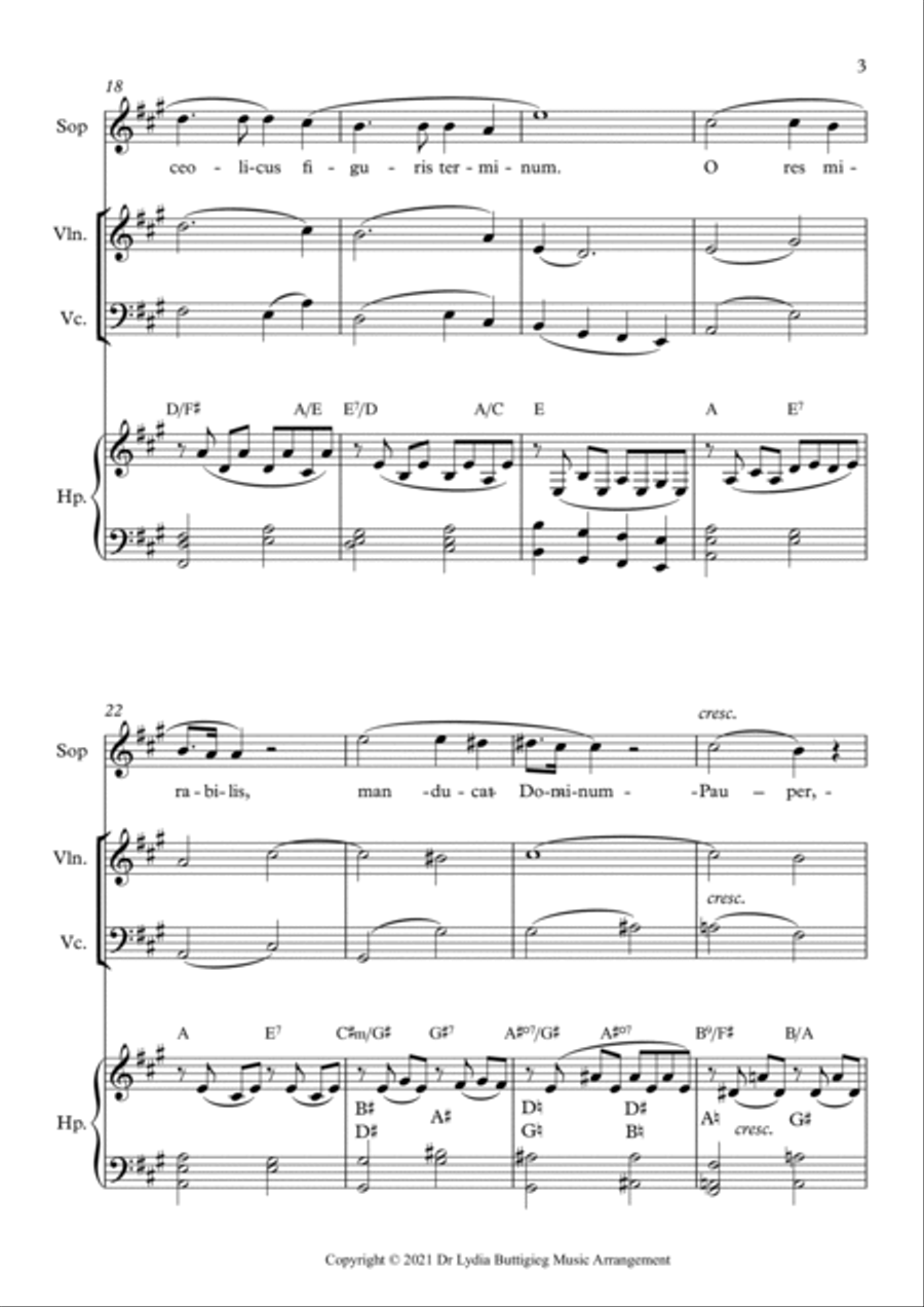 Panis Angelicus Panis Angelicus Small Ensemble scores gallery preview page 3