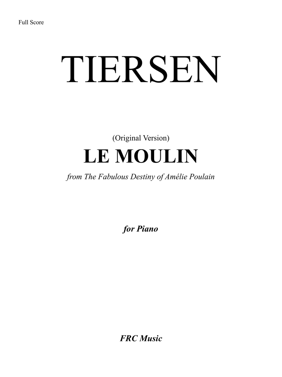 Le Moulin Piano Solo scores gallery preview page 2