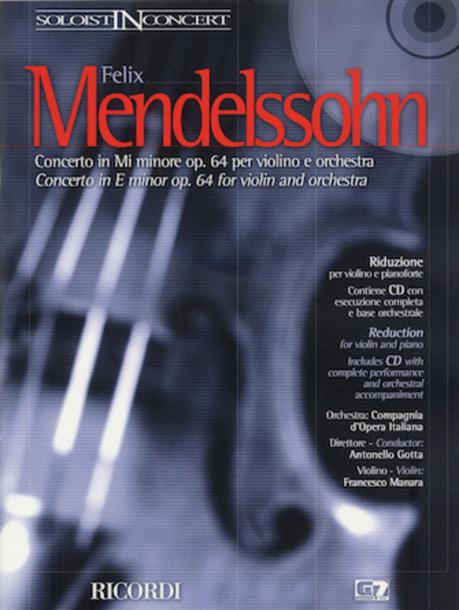 Concerto in E minor, Op. 64 Violin Solo scores gallery preview page 1