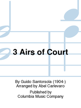 Book cover for Three Airs Of Court