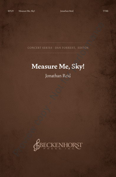 Measure Me, Sky! TTBB image number null