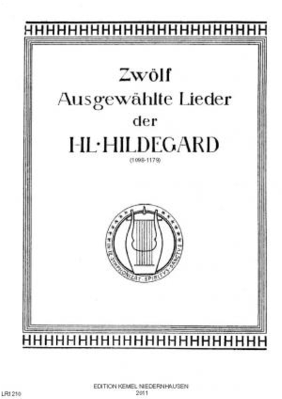 Zwölf ausgewählte Lieder Zwölf ausgewählte Lieder Voice scores gallery preview page 1