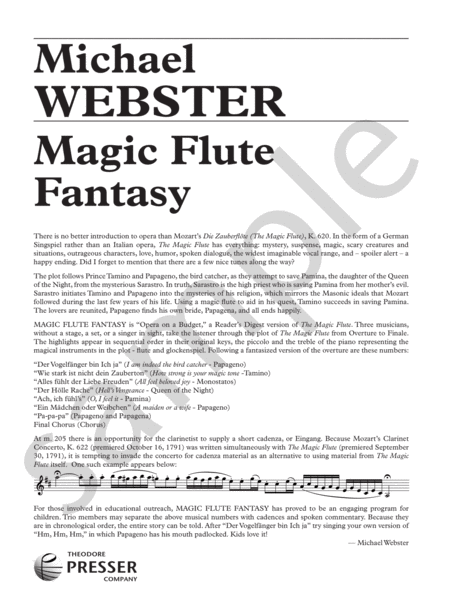 Magic Flute Fantasy