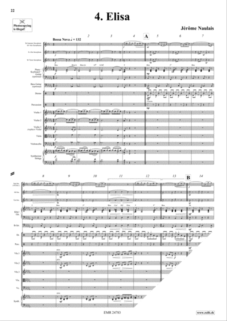 Play With Your Band Volume 2 Saxophone Ensemble scores gallery preview page 7