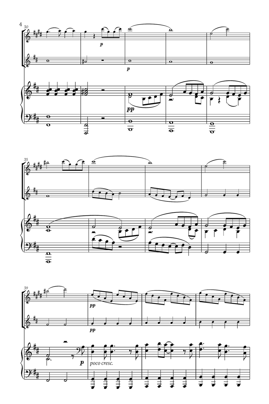 Mary, Did You Know? Woodwind Duet scores gallery preview page 4