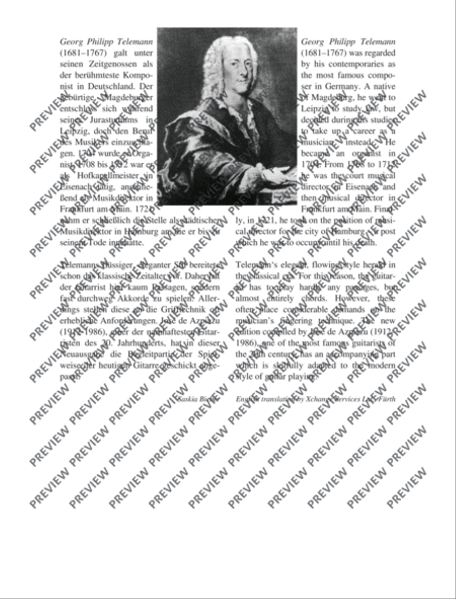 Sonata A minor Lute scores gallery preview page 10