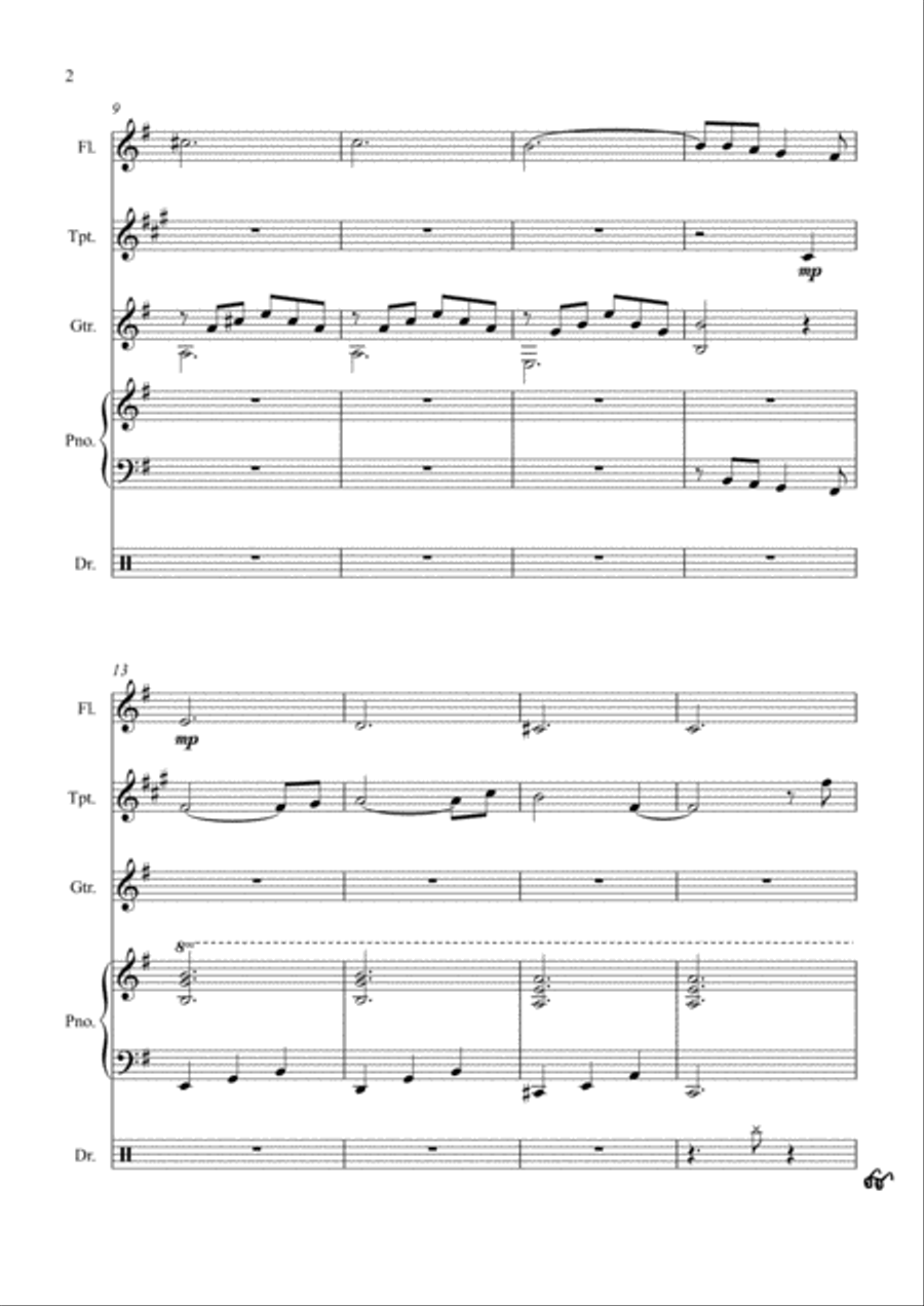 The House Of The Rising Sun Flute scores gallery preview page 2